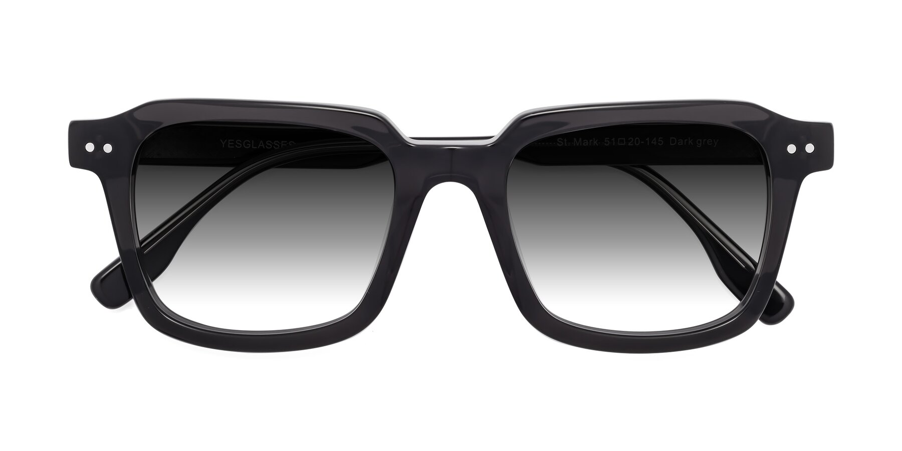 Folded Front of St. Mark in Dark Gray with Gray Gradient Lenses