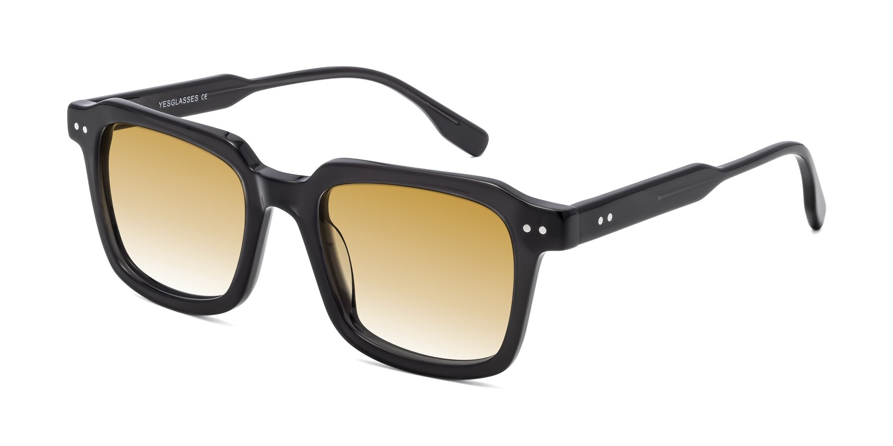 Angle of St. Mark in Dark Gray with Champagne Gradient Lenses