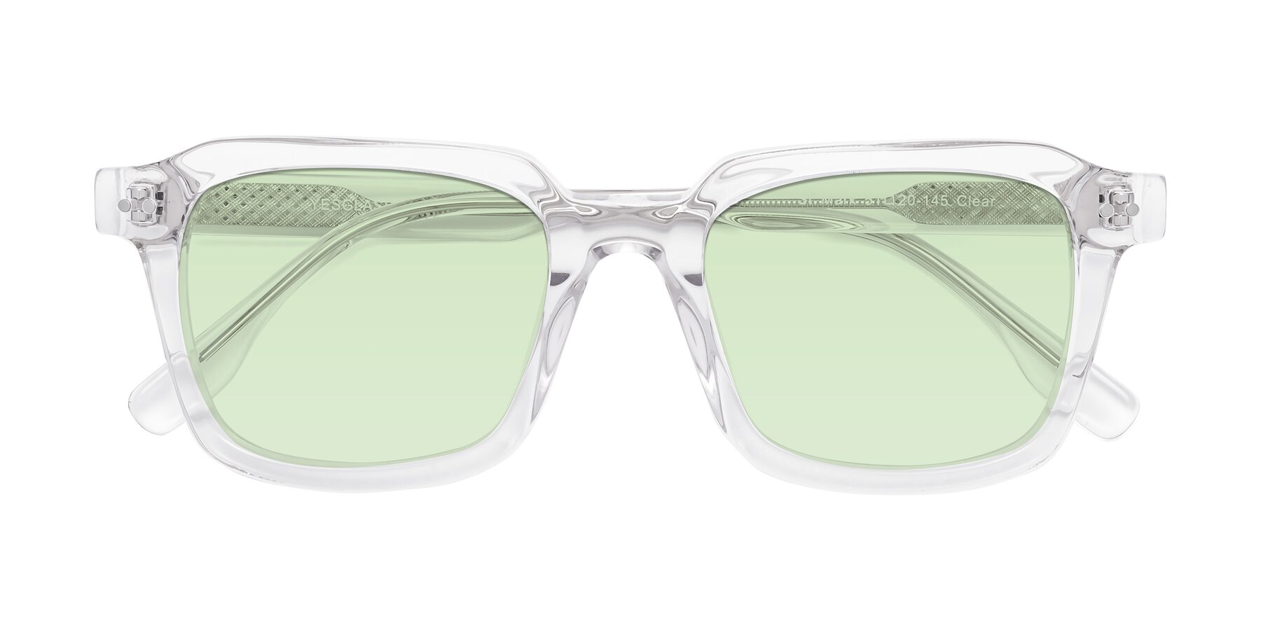 Folded Front of St. Mark in Clear with Light Green Tinted Lenses