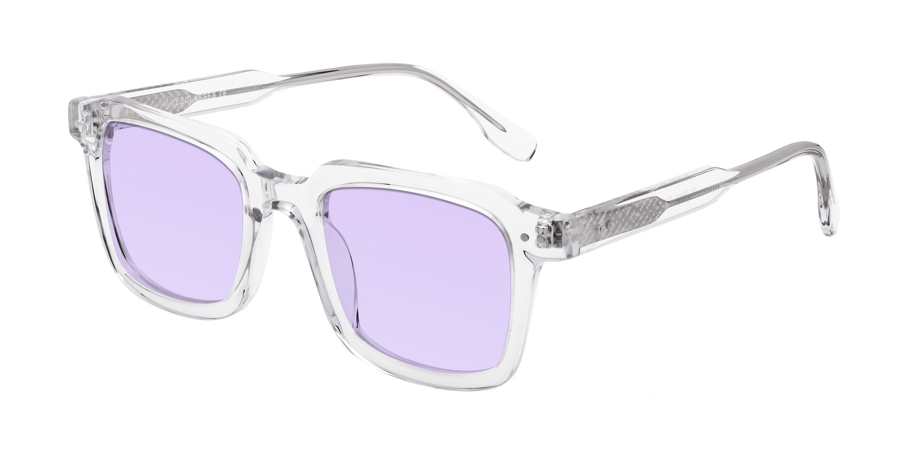 Angle of St. Mark in Clear with Light Purple Tinted Lenses