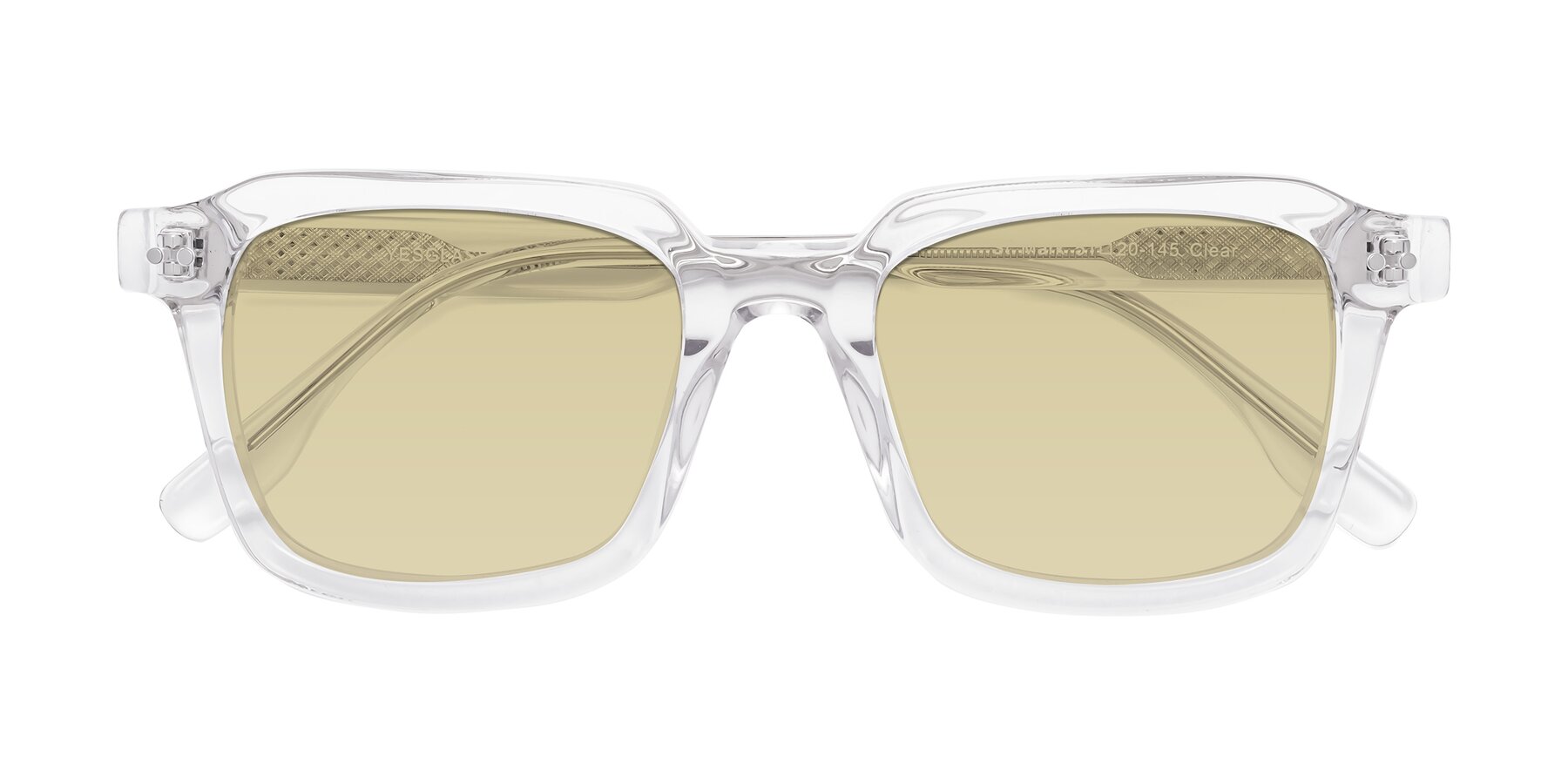 Folded Front of St. Mark in Clear with Light Champagne Tinted Lenses