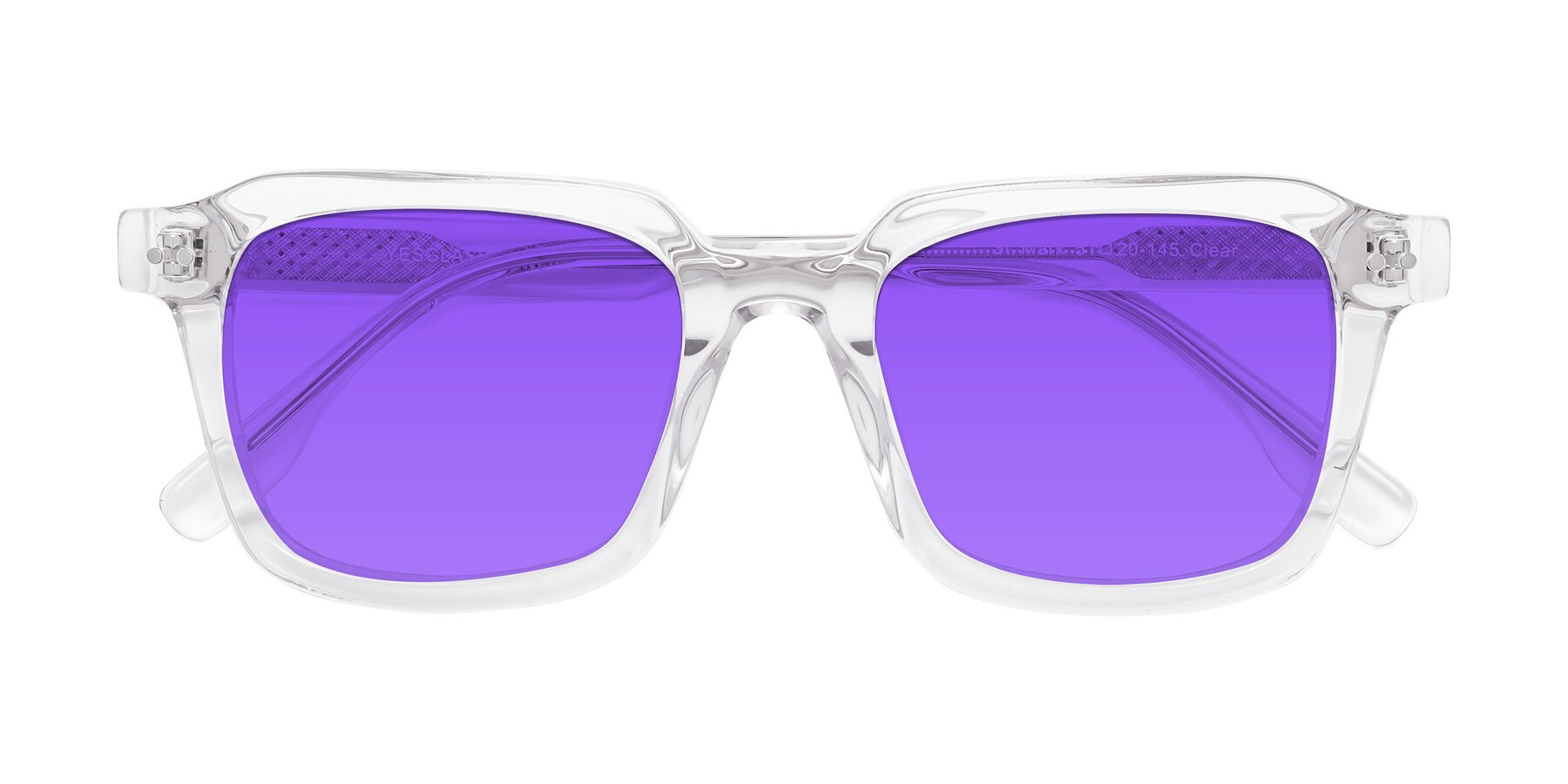 Folded Front of St. Mark in Clear with Purple Tinted Lenses