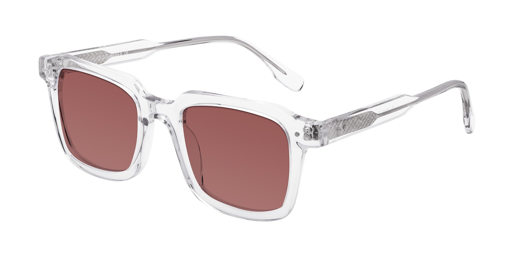 Angle of St. Mark in Clear with Garnet Tinted Lenses