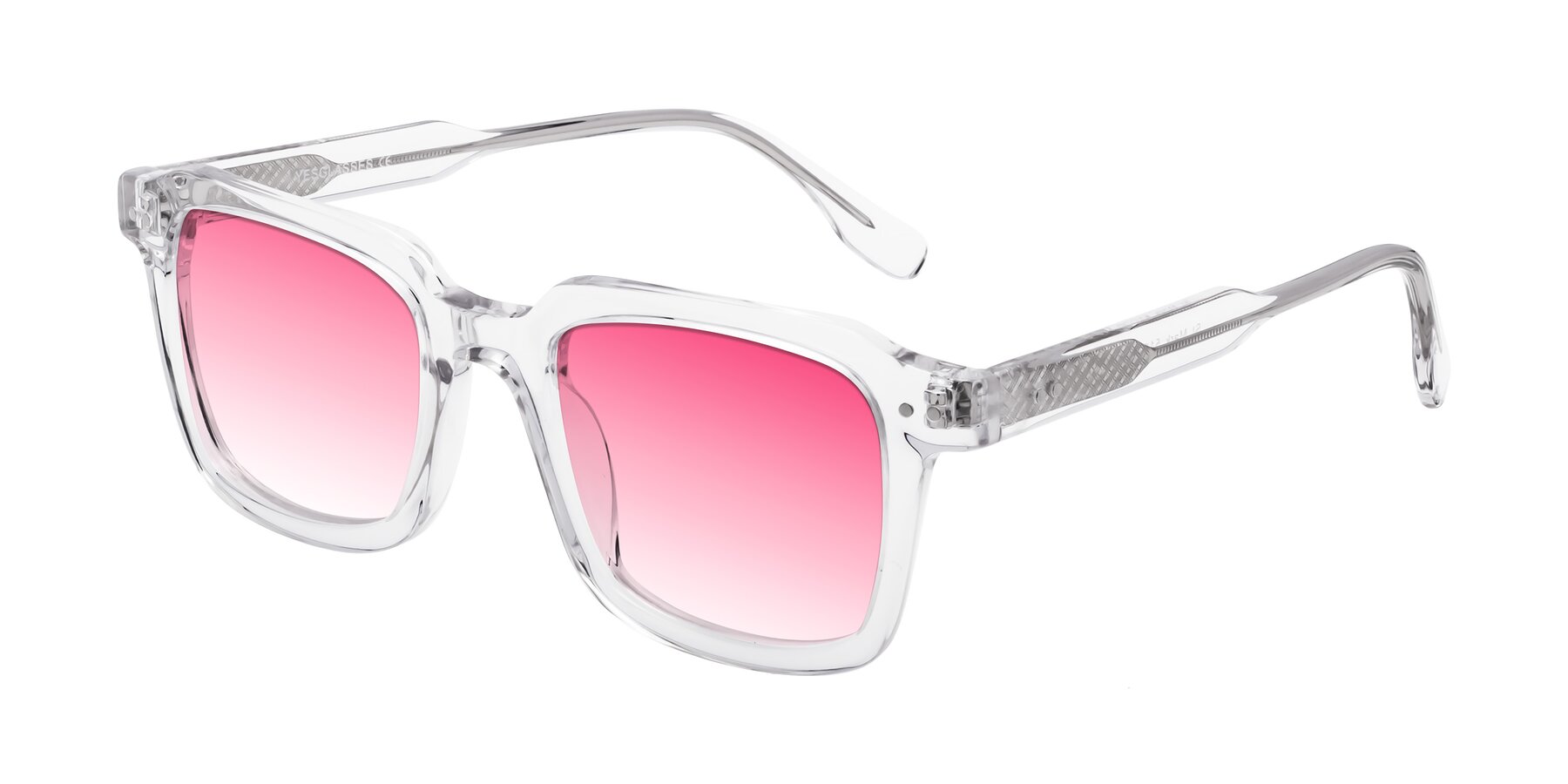 Angle of St. Mark in Clear with Pink Gradient Lenses