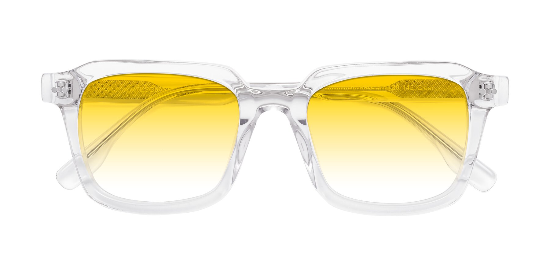 Folded Front of St. Mark in Clear with Yellow Gradient Lenses