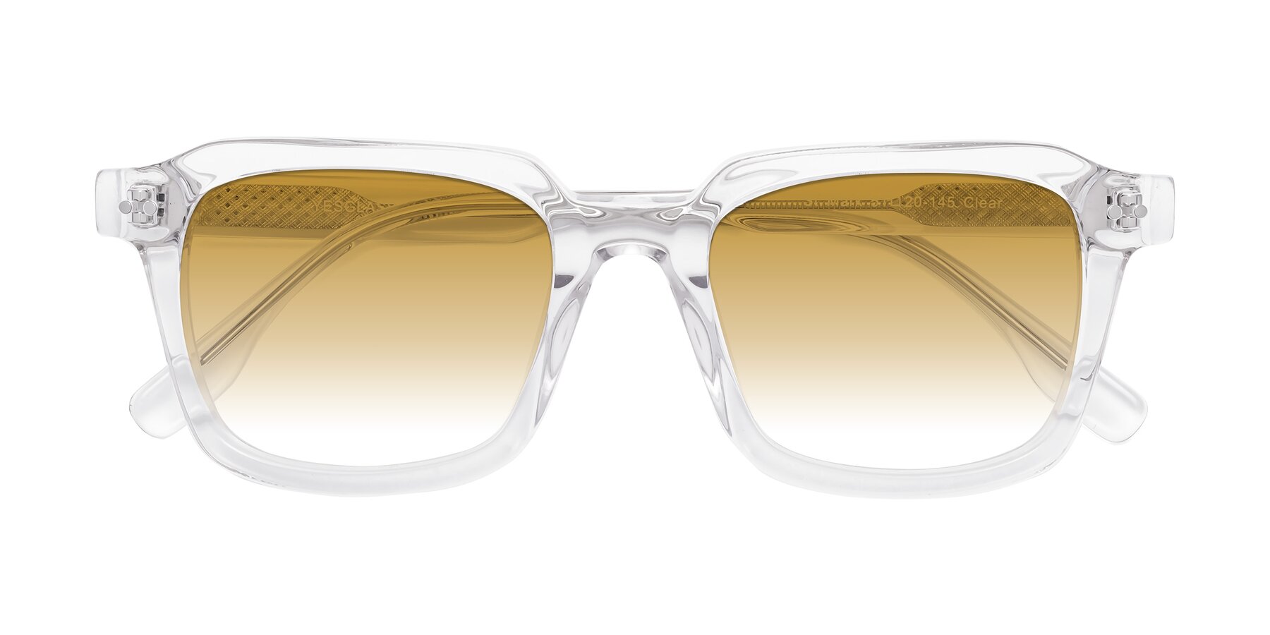 Folded Front of St. Mark in Clear with Champagne Gradient Lenses