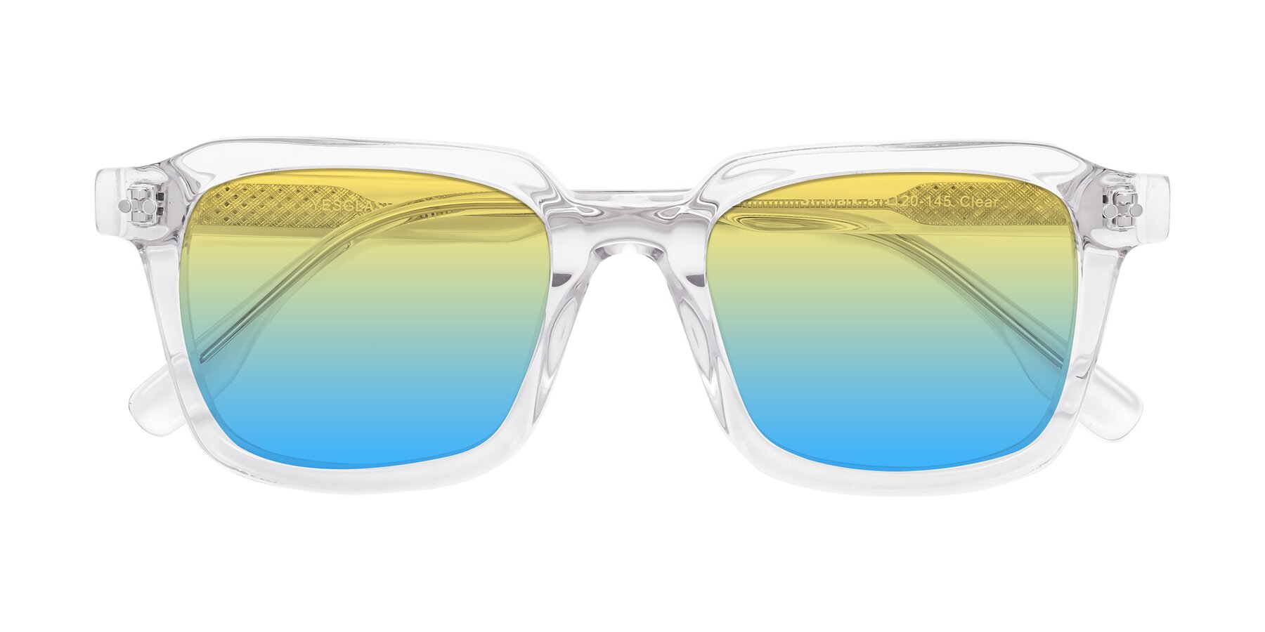 Folded Front of St. Mark in Clear with Yellow / Blue Gradient Lenses