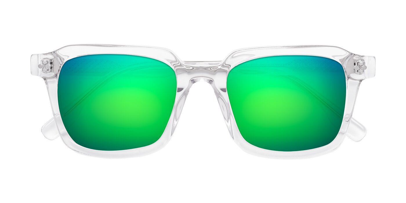 St. Mark - Clear Flash Mirrored Sunglasses