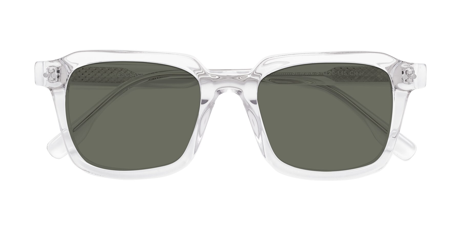 Folded Front of St. Mark in Clear with Gray Polarized Lenses