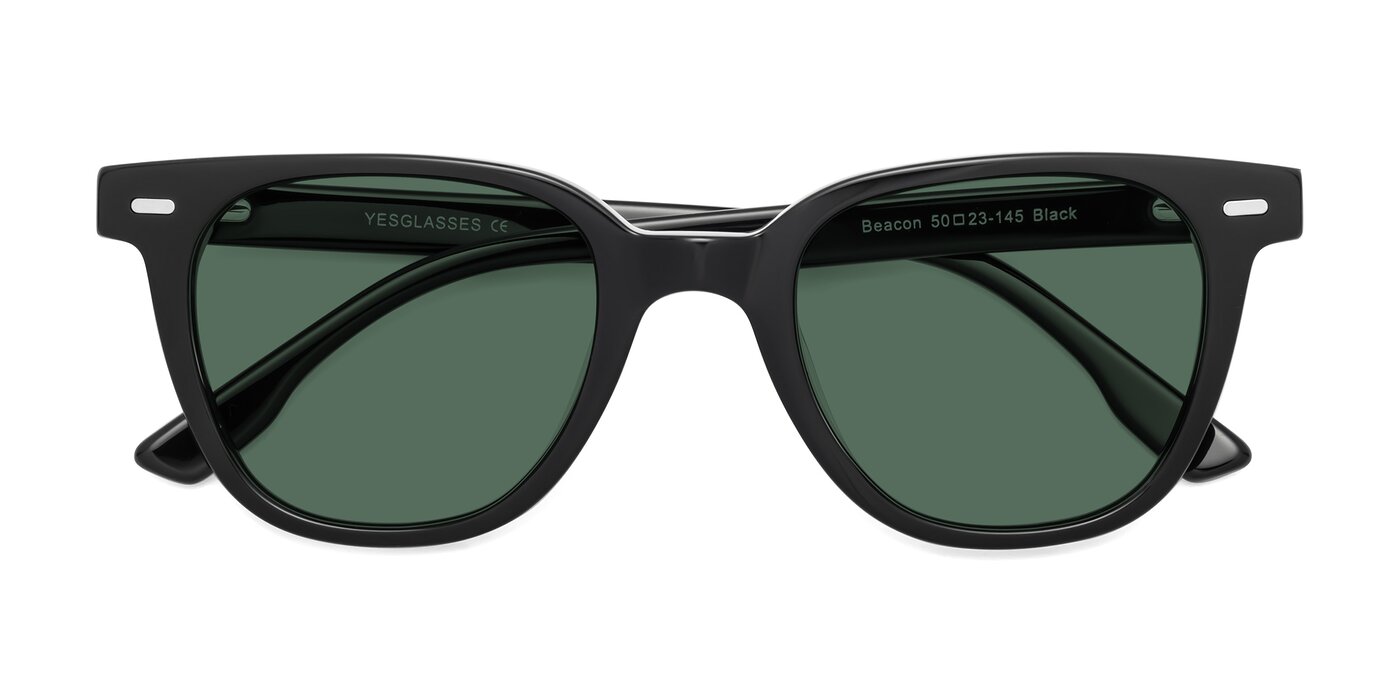Beacon - Black Polarized Sunglasses