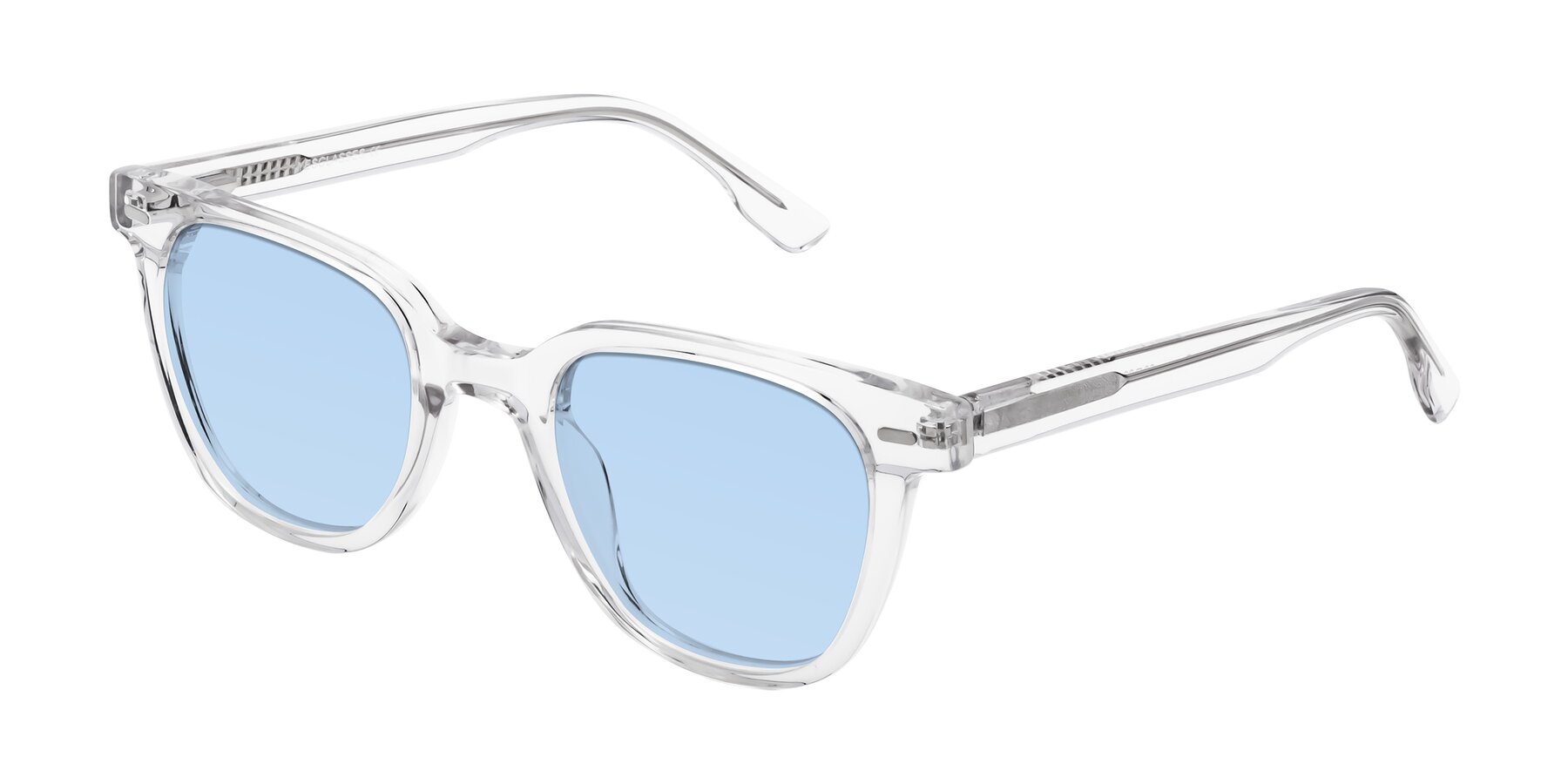 Angle of Beacon in Clear with Light Blue Tinted Lenses