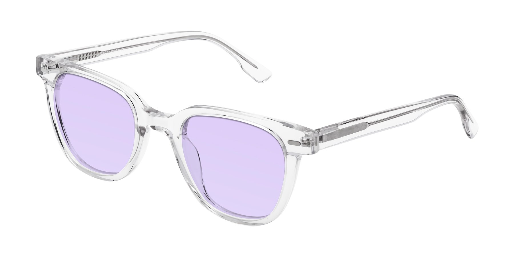 Angle of Beacon in Clear with Light Purple Tinted Lenses