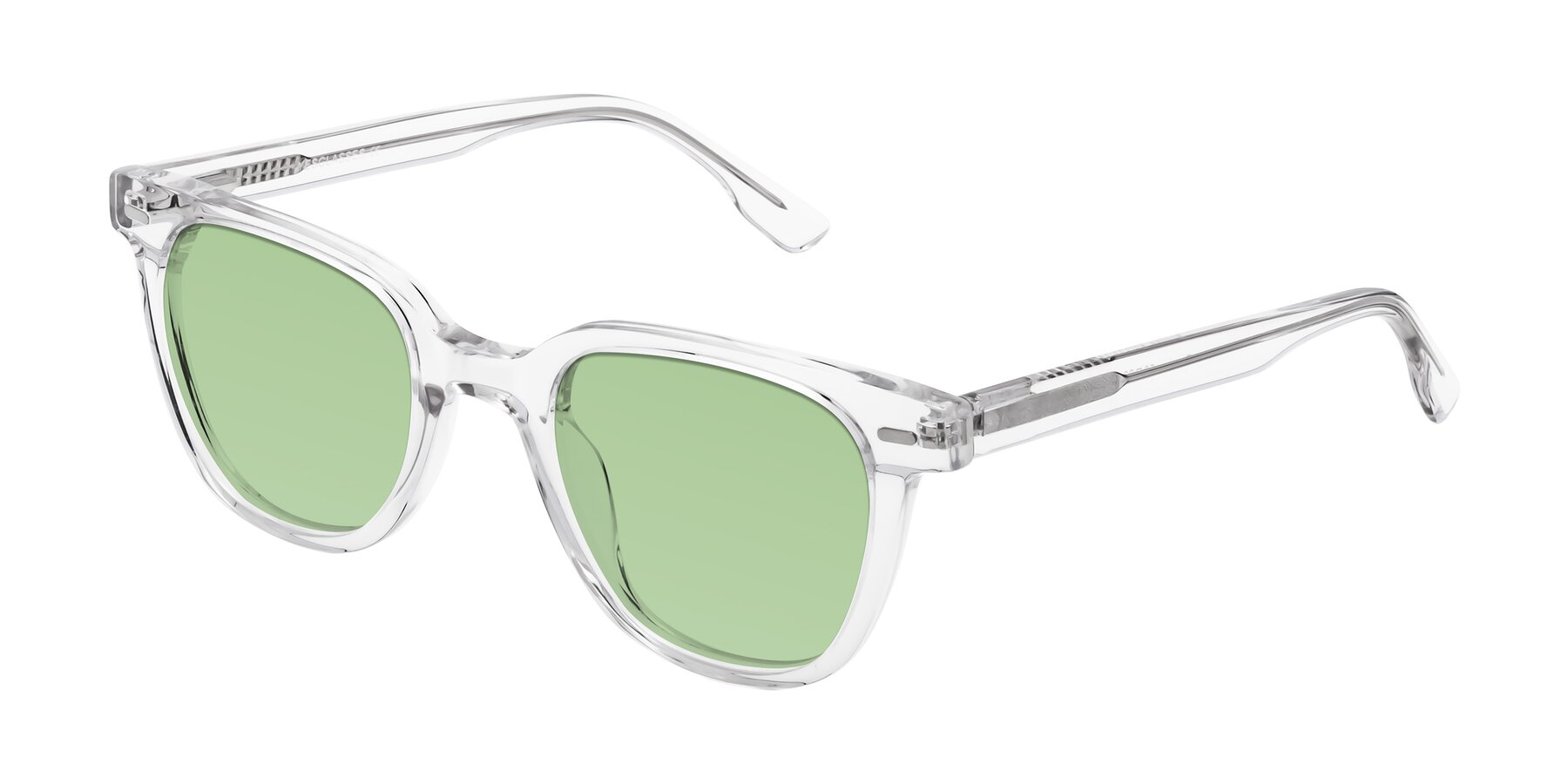 Angle of Beacon in Clear with Medium Green Tinted Lenses