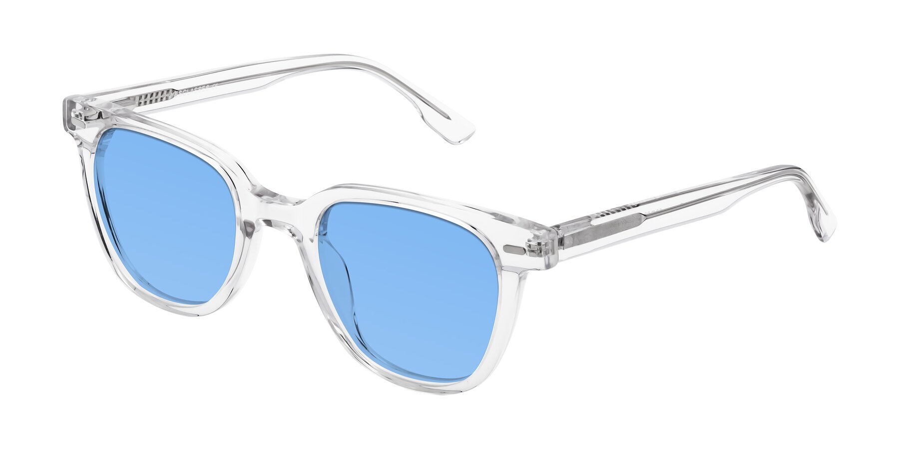 Angle of Beacon in Clear with Medium Blue Tinted Lenses