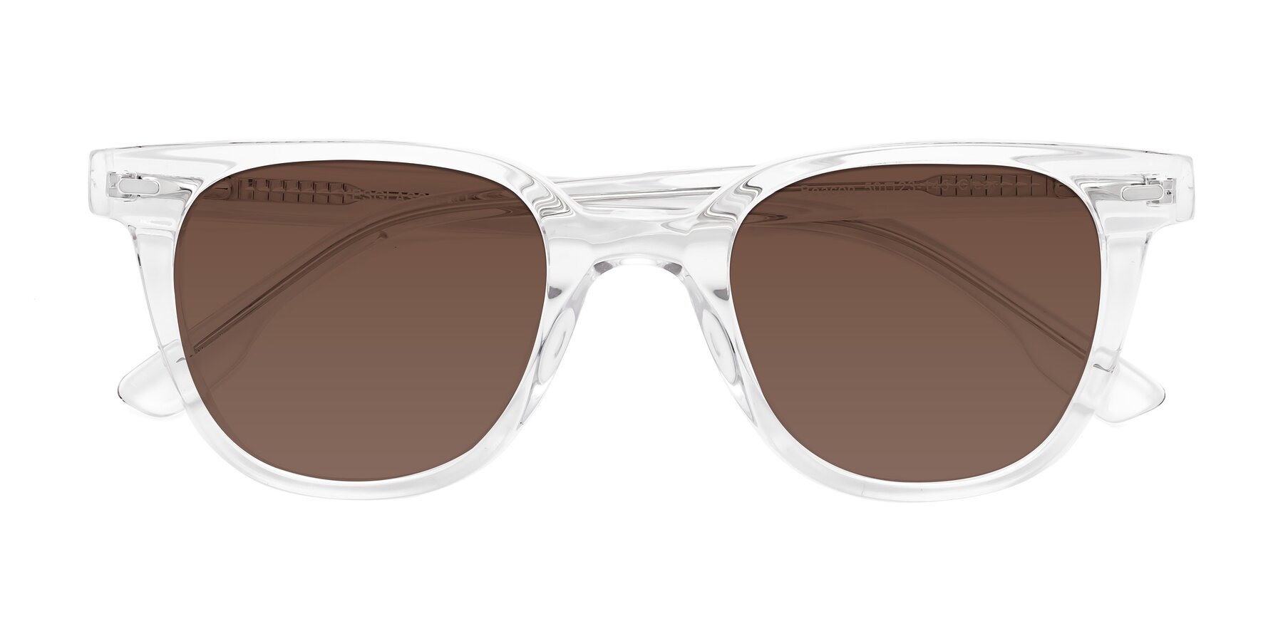 Folded Front of Beacon in Clear with Brown Tinted Lenses