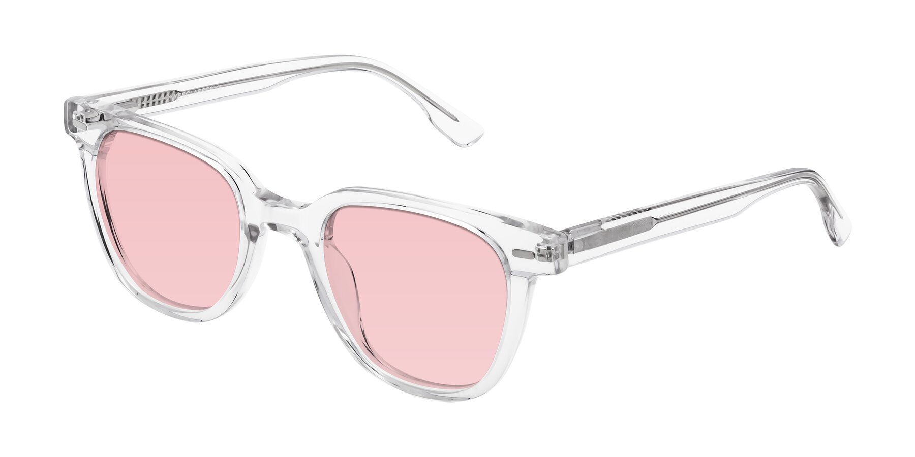 Angle of Beacon in Clear with Light Garnet Tinted Lenses