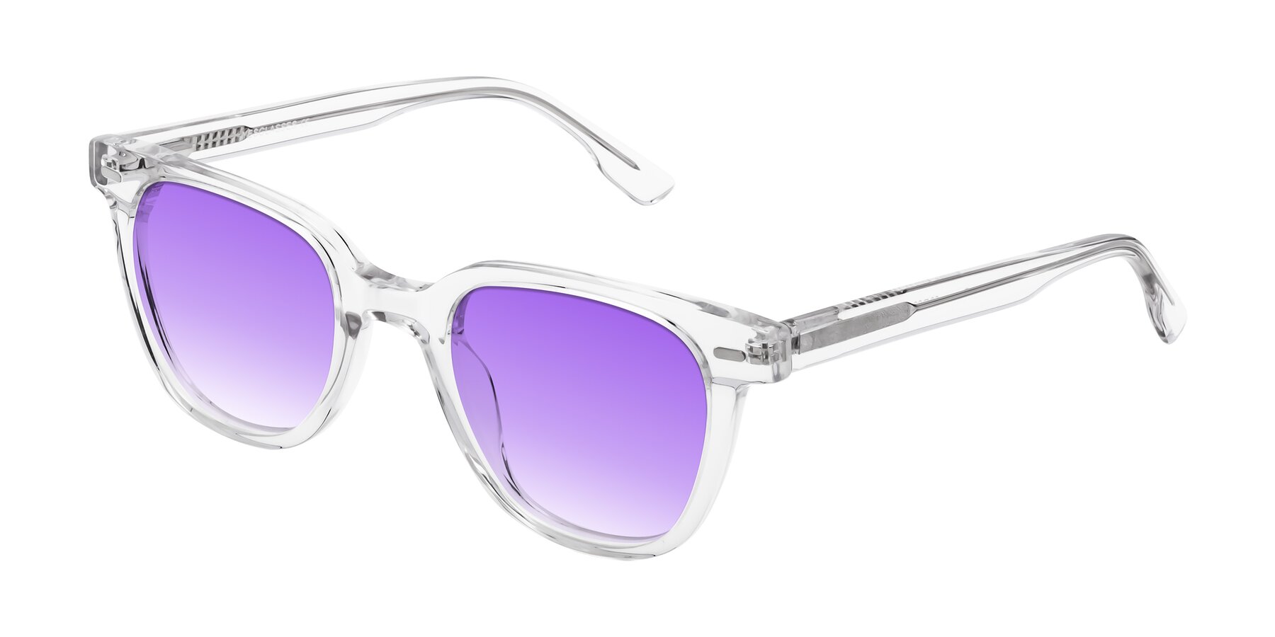 Angle of Beacon in Clear with Purple Gradient Lenses
