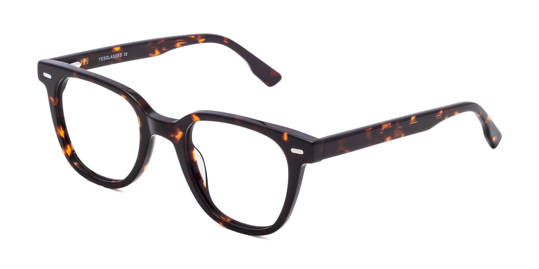 Angle of Beacon in Tortoise with Clear Reading Eyeglass Lenses