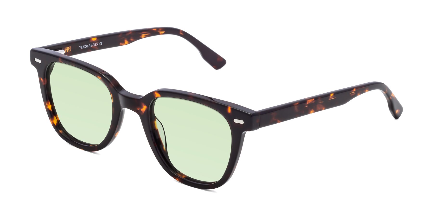 Angle of Beacon in Tortoise with Light Green Tinted Lenses