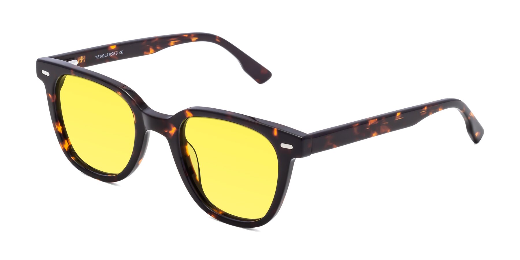 Angle of Beacon in Tortoise with Medium Yellow Tinted Lenses