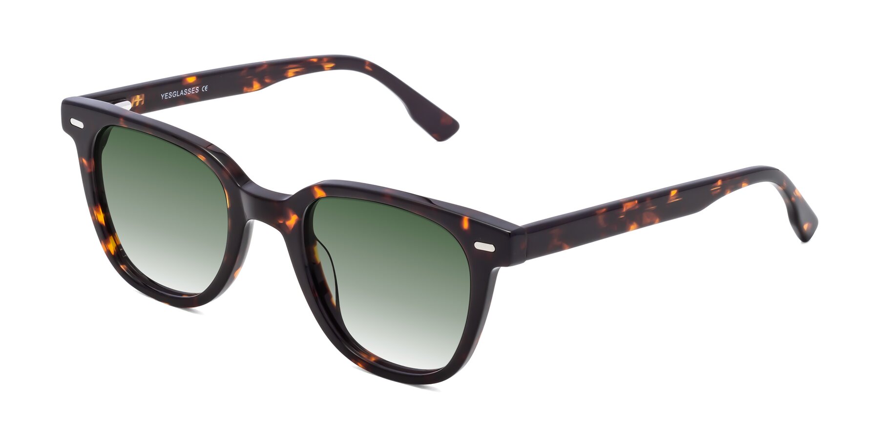 Angle of Beacon in Tortoise with Green Gradient Lenses