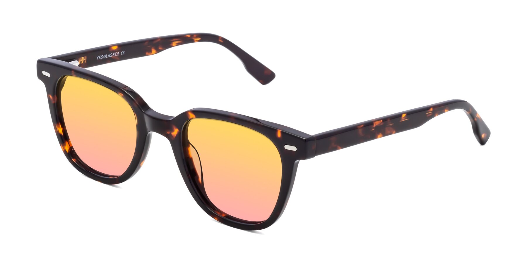 Angle of Beacon in Tortoise with Yellow / Pink Gradient Lenses