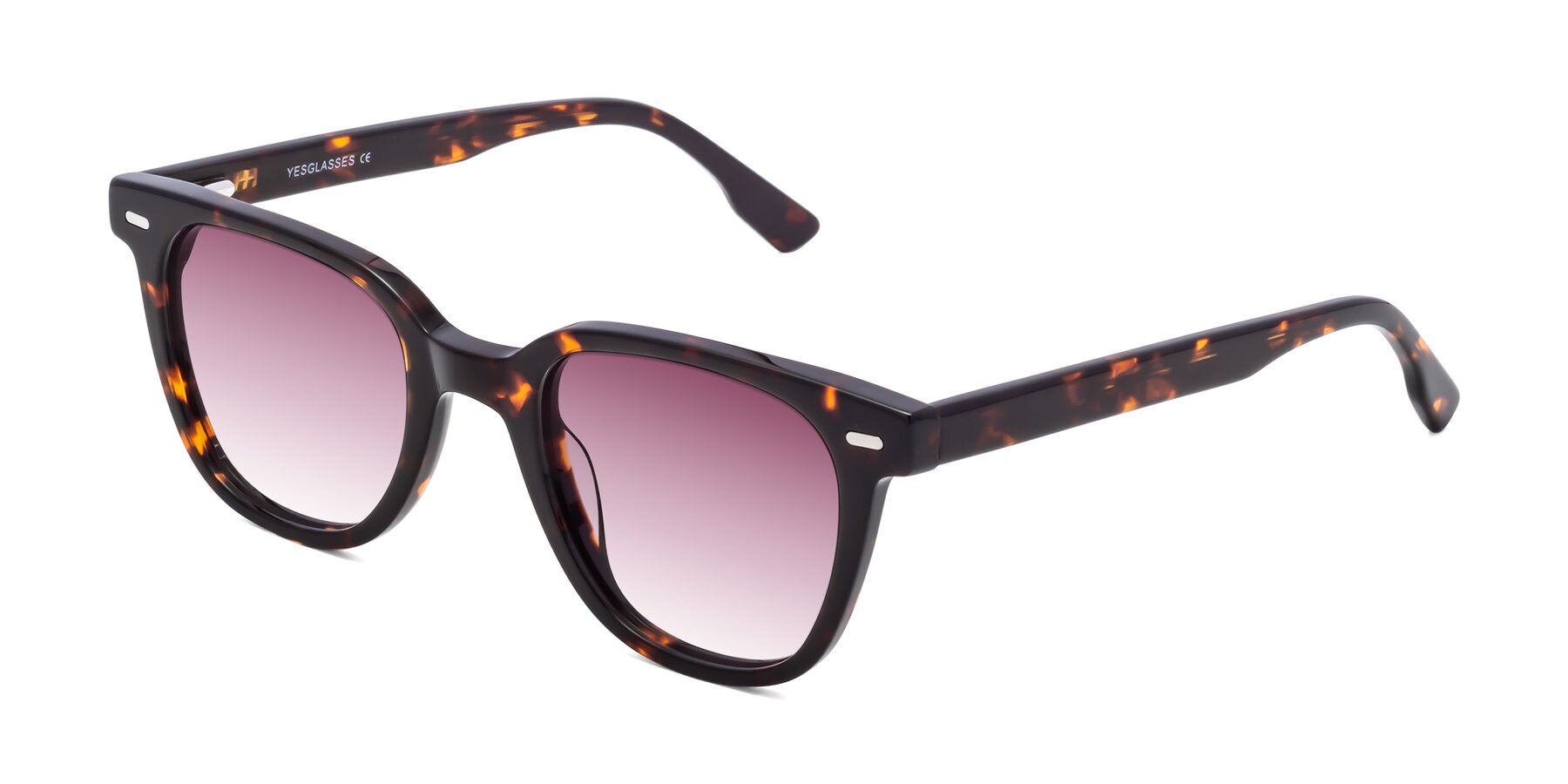 Angle of Beacon in Tortoise with Wine Gradient Lenses