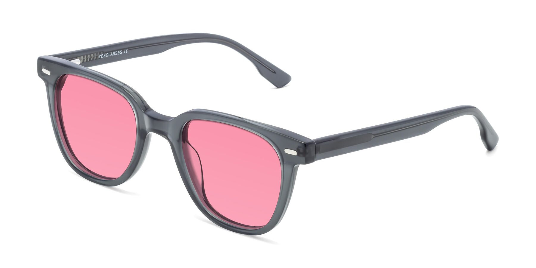 Angle of Beacon in Transparent Green with Pink Tinted Lenses