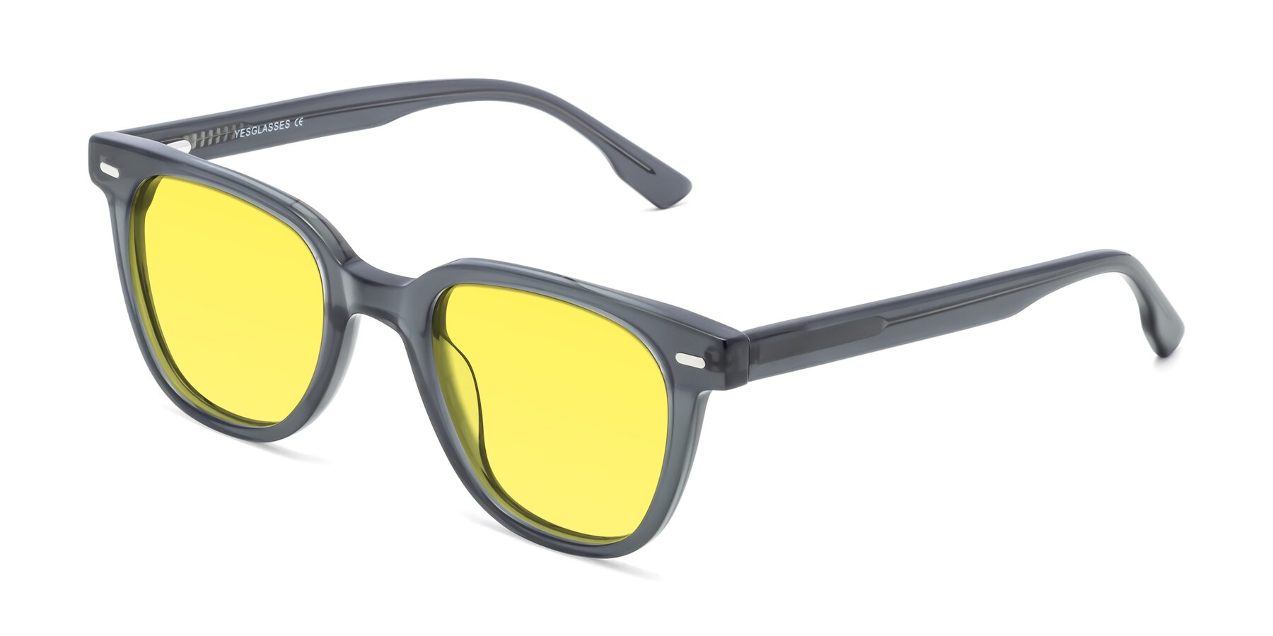 Angle of Beacon in Transparent Green with Medium Yellow Tinted Lenses