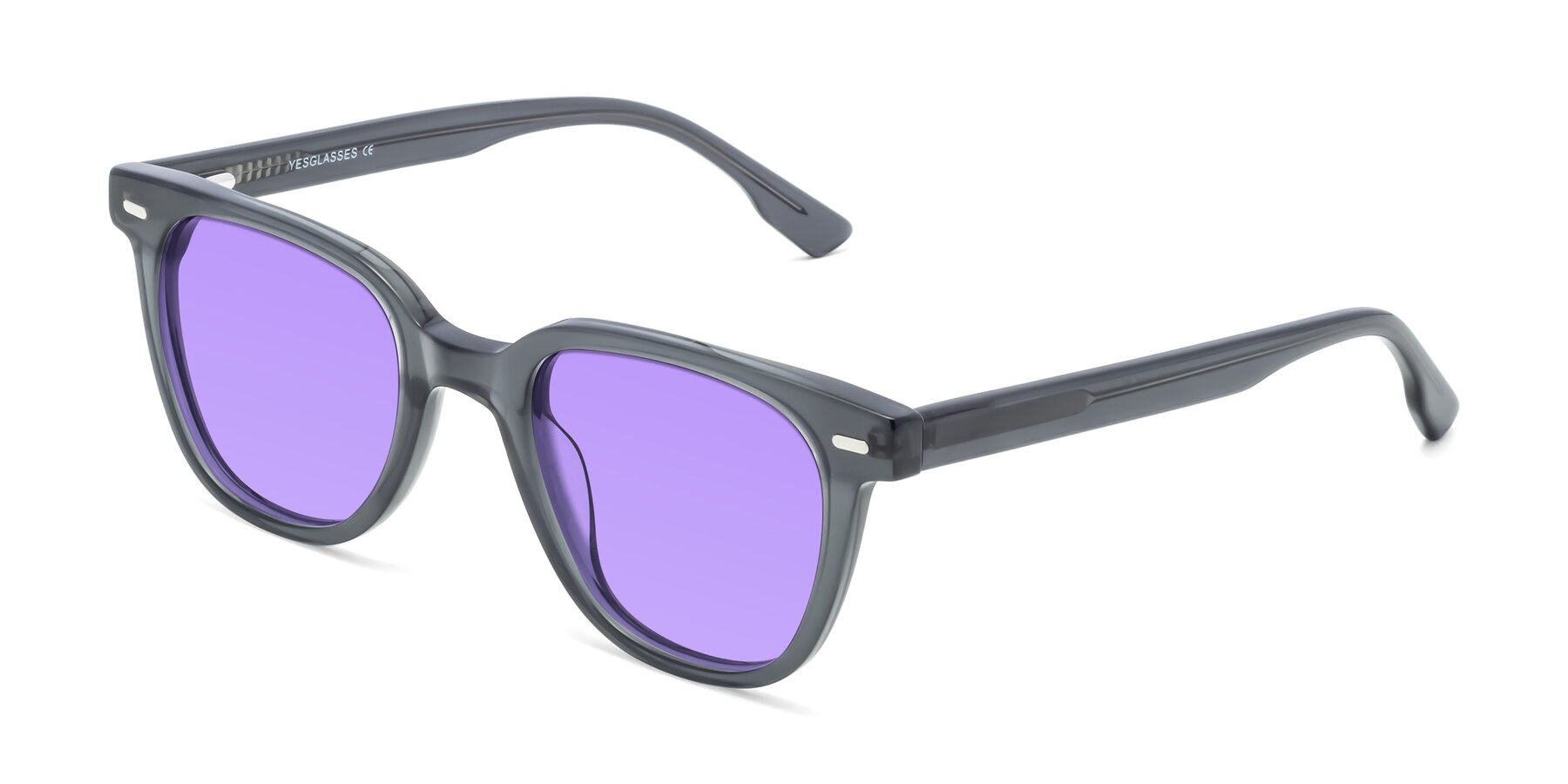 Angle of Beacon in Transparent Green with Medium Purple Tinted Lenses