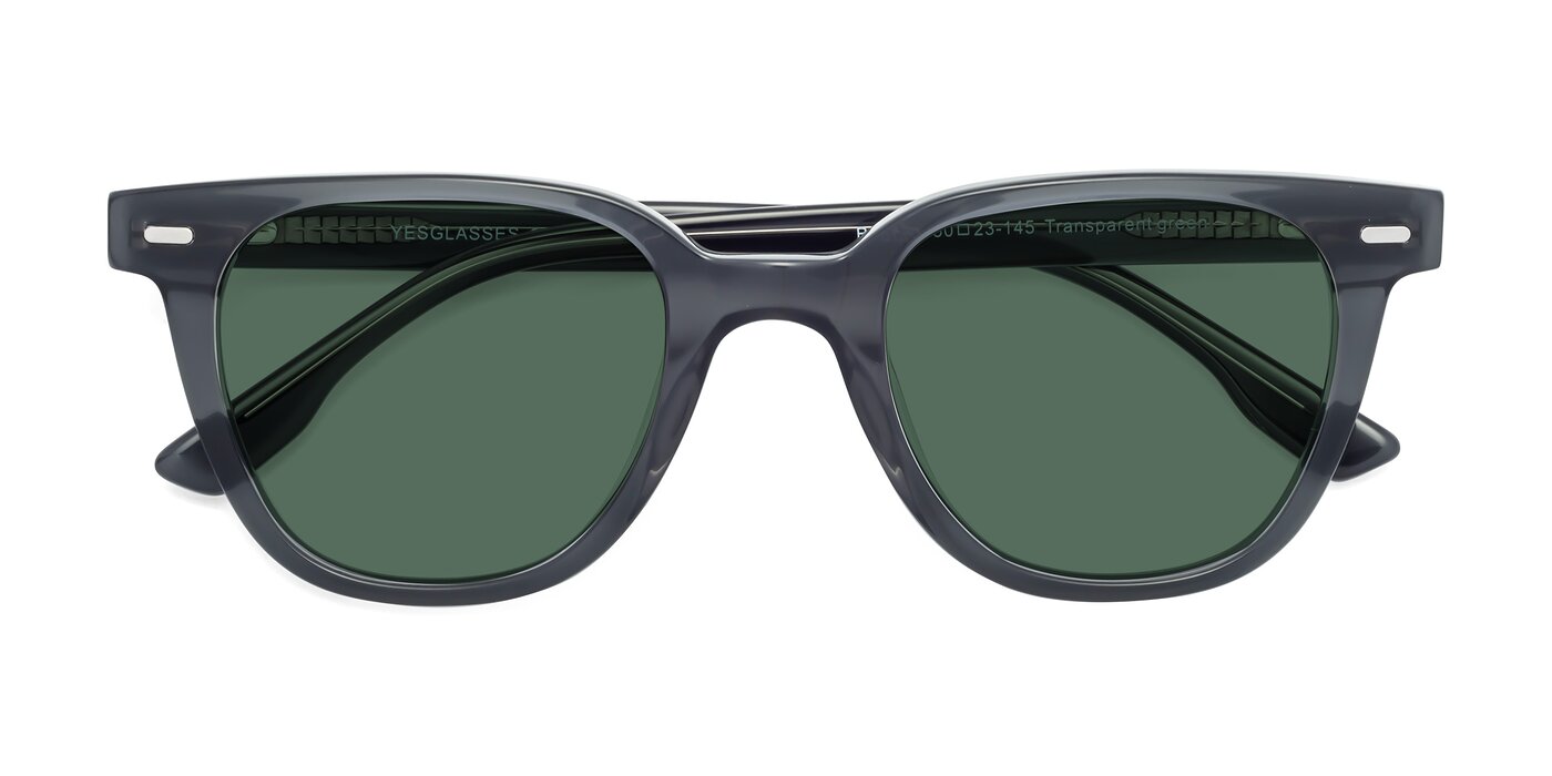 Beacon - Transparent Green Polarized Sunglasses