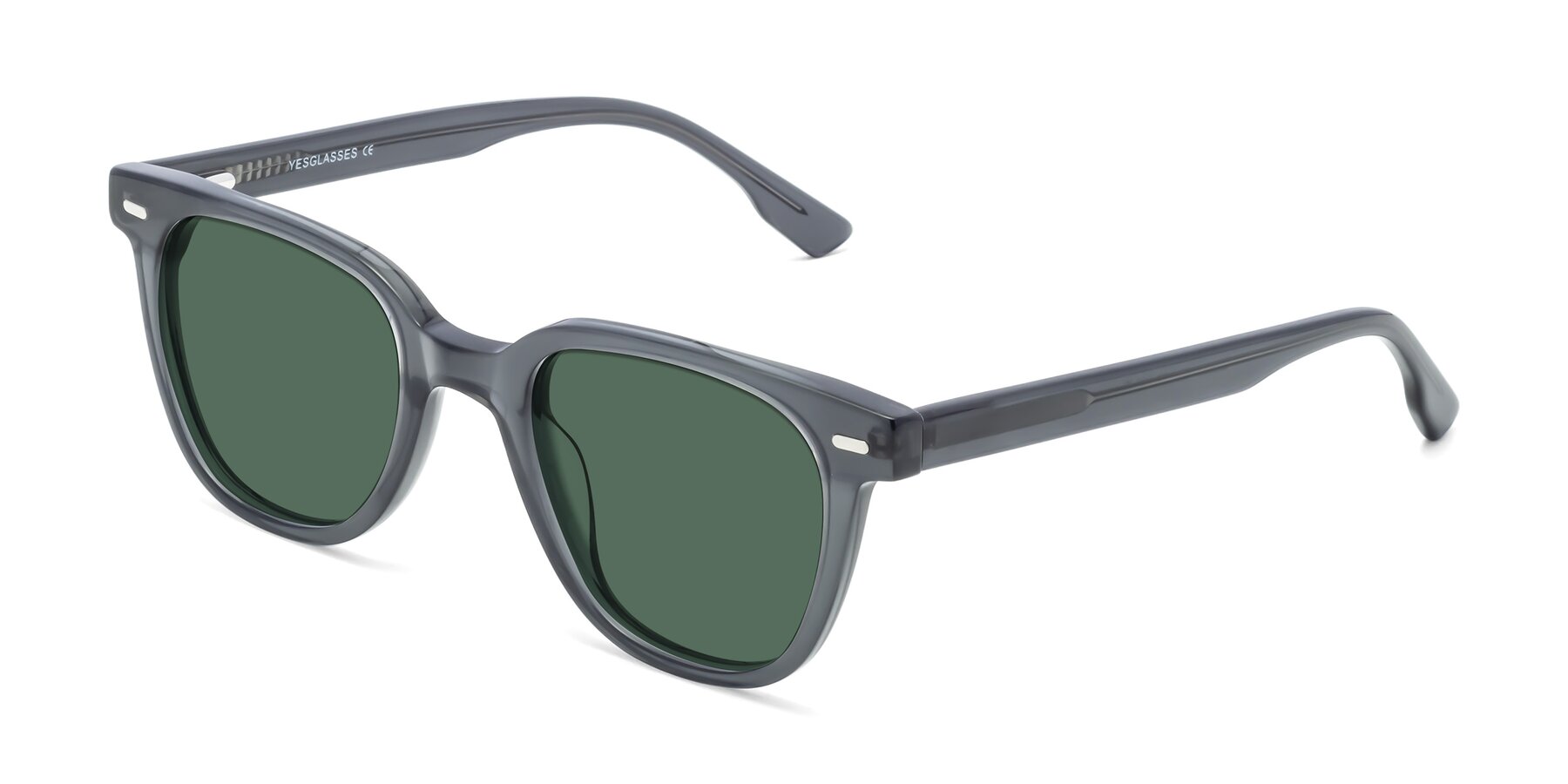 Angle of Beacon in Transparent Green with Green Polarized Lenses