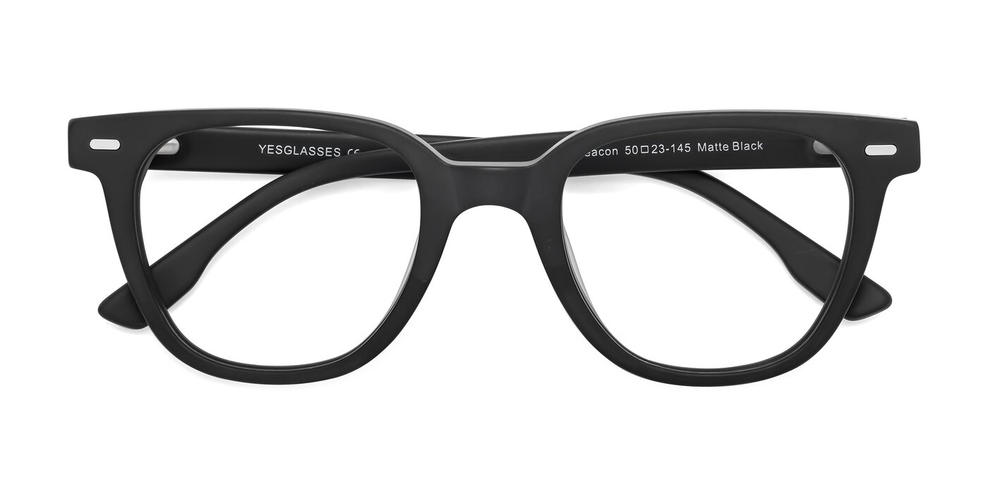 Beacon - Matte Black Eyeglasses