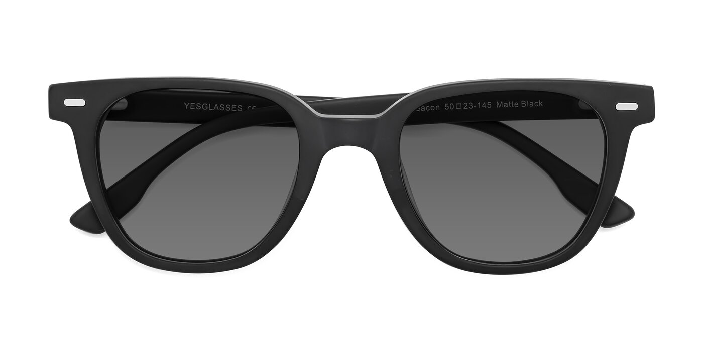Beacon - Matte Black Tinted Sunglasses
