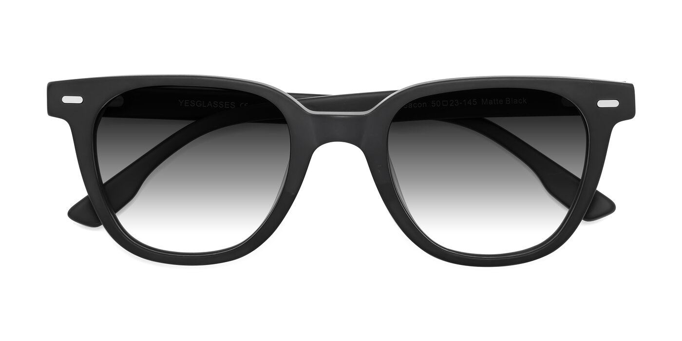 Beacon - Matte Black Gradient Sunglasses