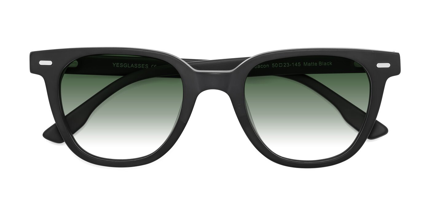 Beacon - Matte Black Gradient Sunglasses