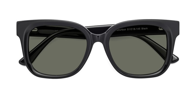 Bourbon - Black Polarized Sunglasses