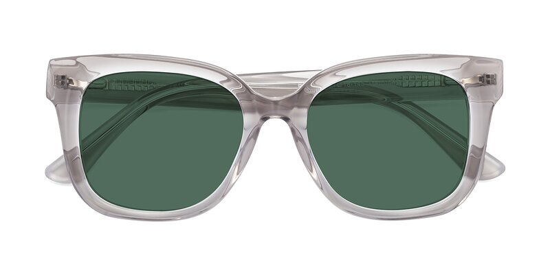 Bourbon - Transparent Gray Polarized Sunglasses