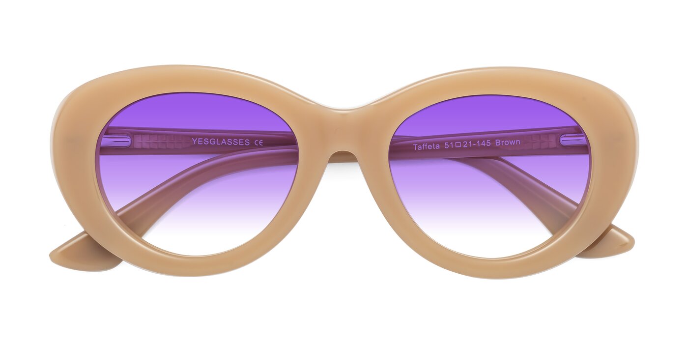 Taffeta - Brown Gradient Sunglasses