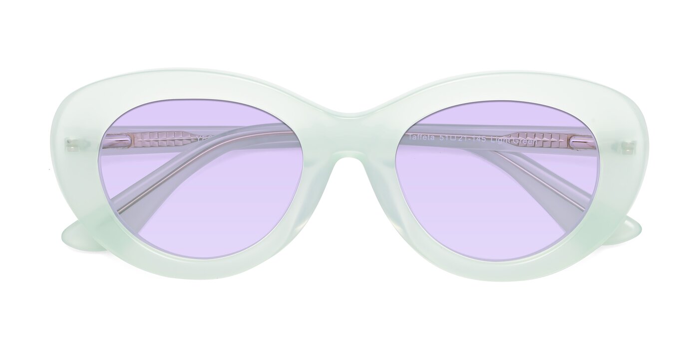 Taffeta - Light Green Tinted Sunglasses