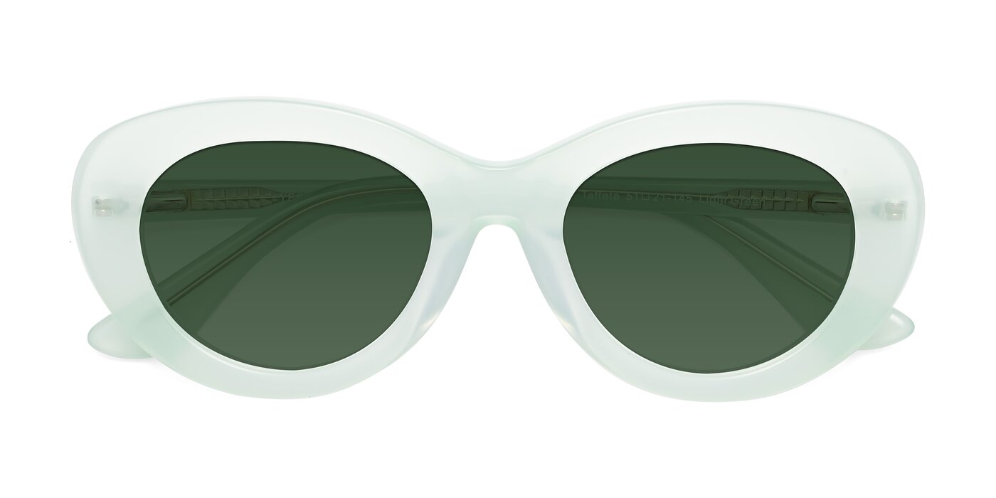 Taffeta - Light Green Tinted Sunglasses