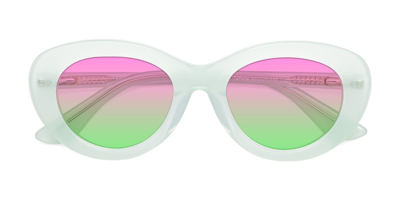 Taffeta - Light Green Gradient Sunglasses