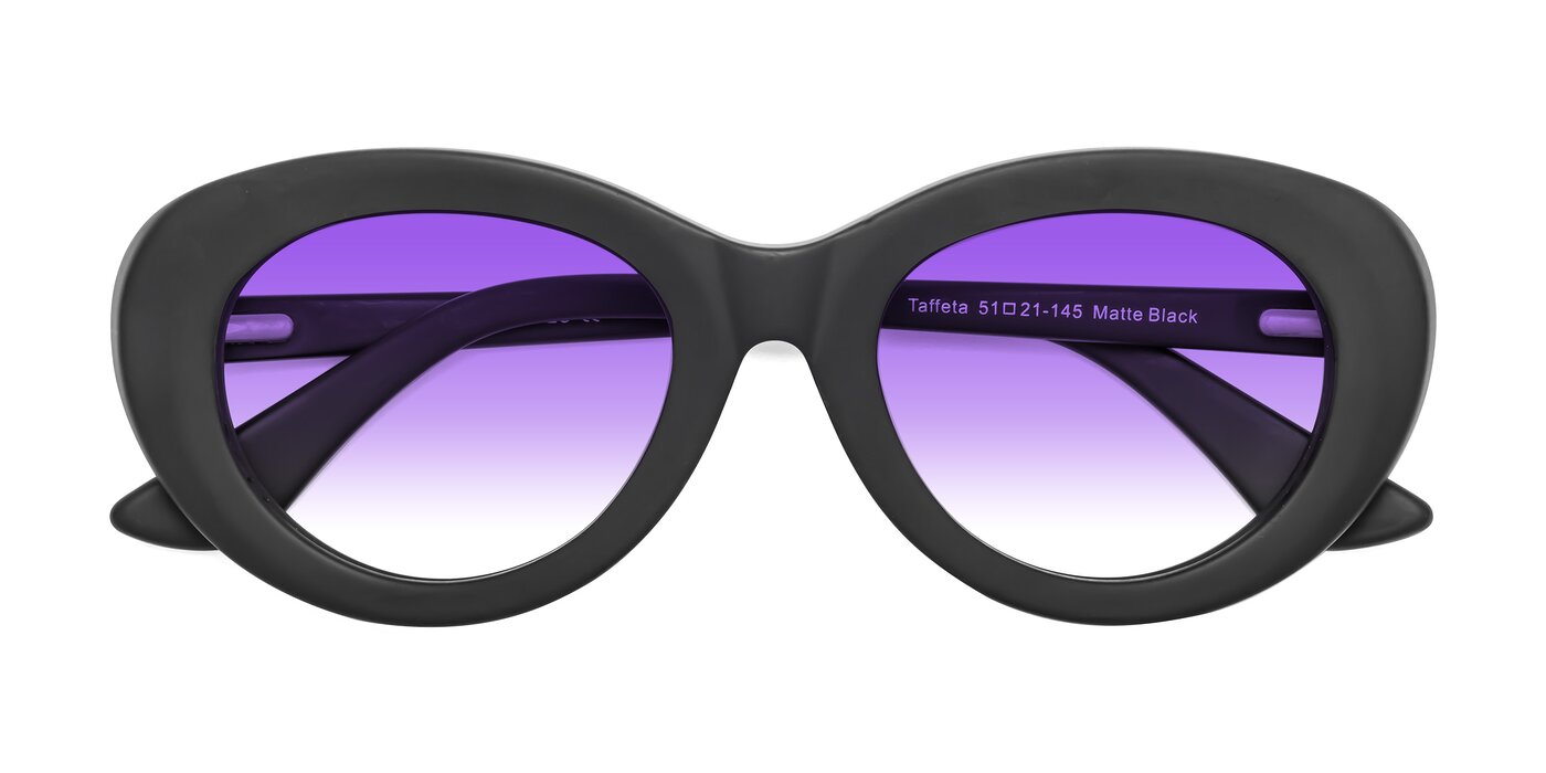 Taffeta - Matte Black Gradient Sunglasses