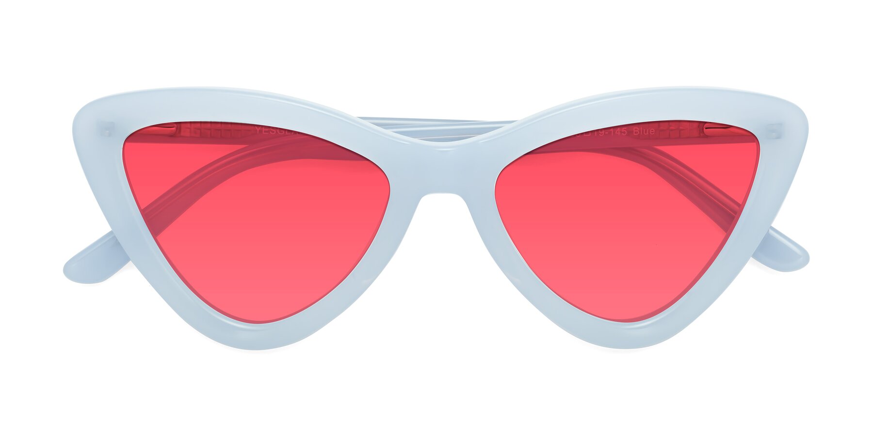 Folded Front of Candy in Blue with Red Tinted Lenses