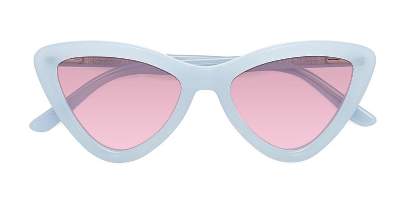 0401~Butterfly Sunglasses with Colored Lenses