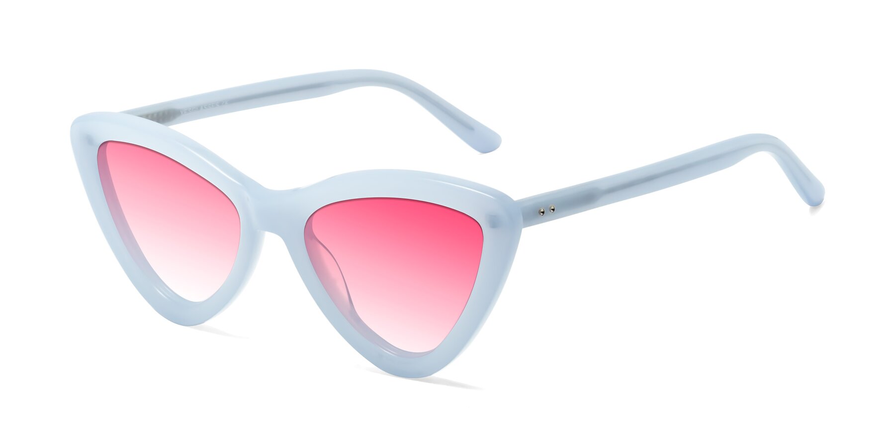 Angle of Candy in Blue with Pink Gradient Lenses