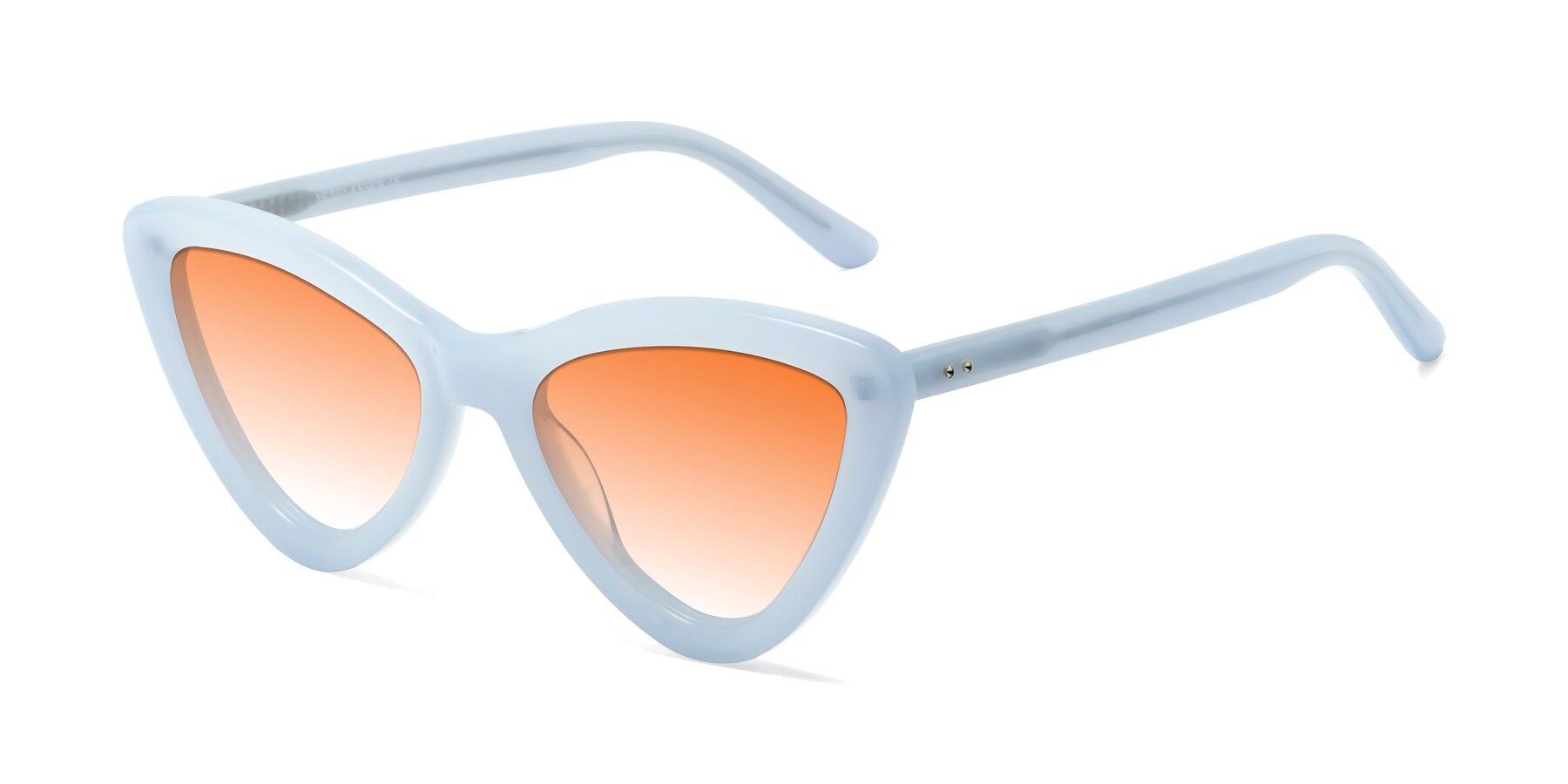 Angle of Candy in Blue with Orange Gradient Lenses
