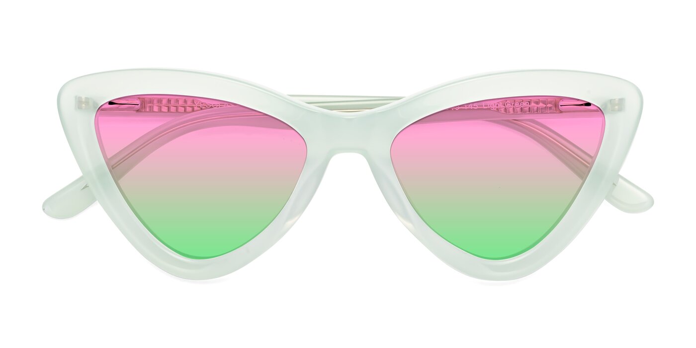 Candy - Light Green Gradient Sunglasses