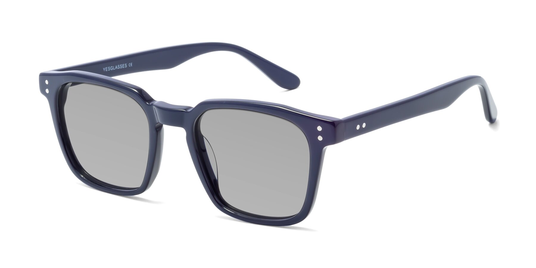 Angle of Riverside in Dark Blue with Light Gray Tinted Lenses