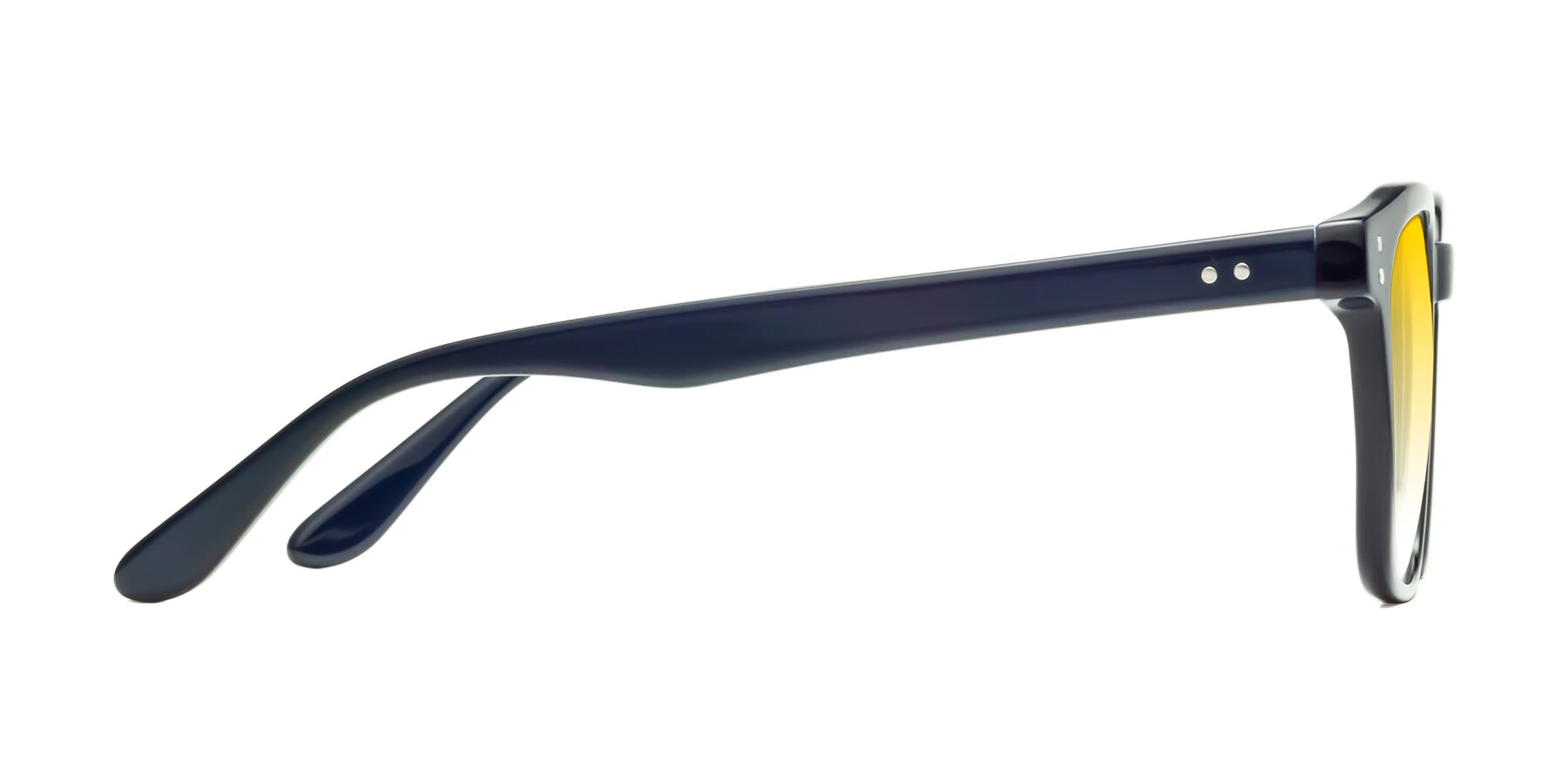 Side of Riverside in Dark Blue with Yellow Gradient Lenses